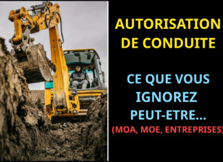 autorisation de conduite