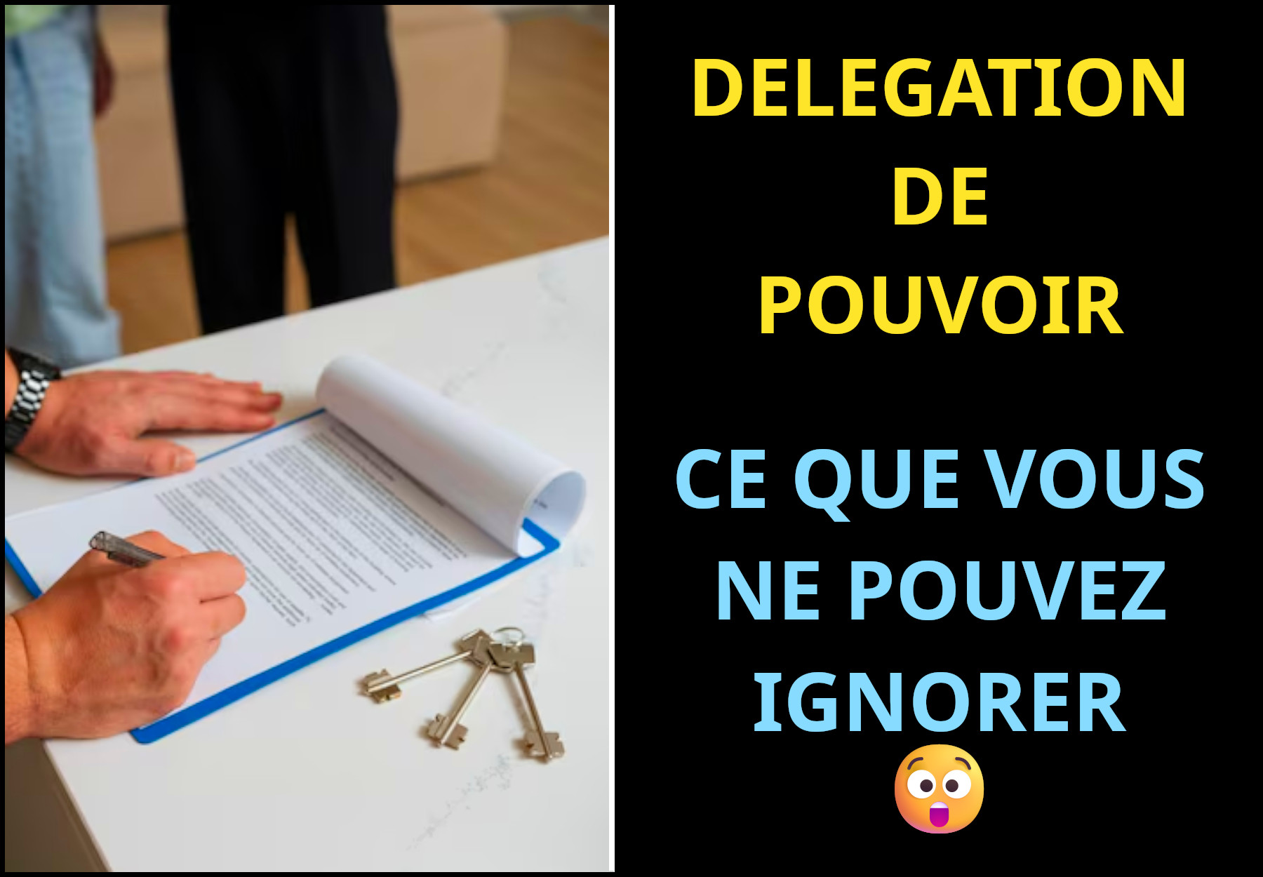 delegation de pouvoir delegation de pouvoir