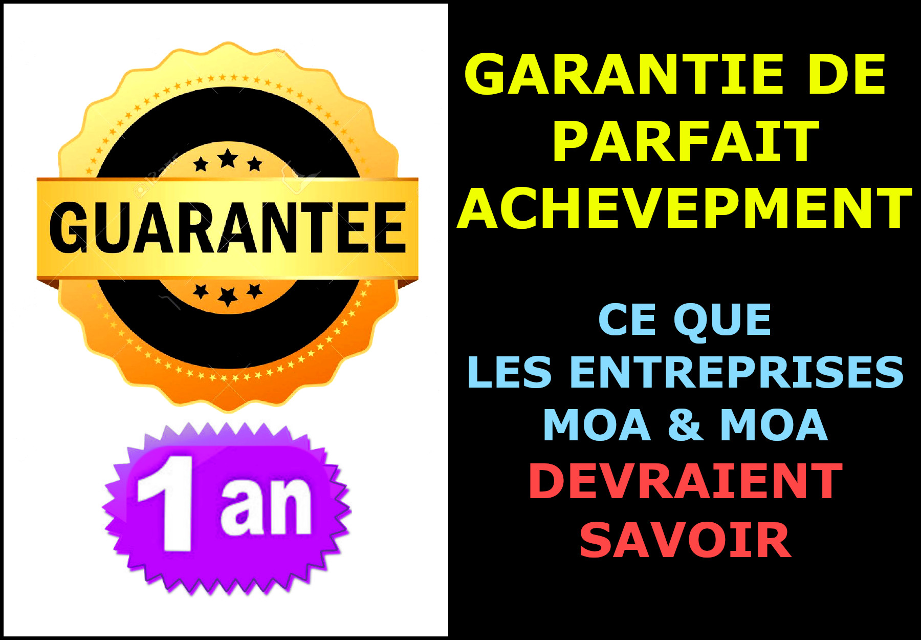 garantie parfait achevement