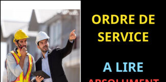 ordre de service