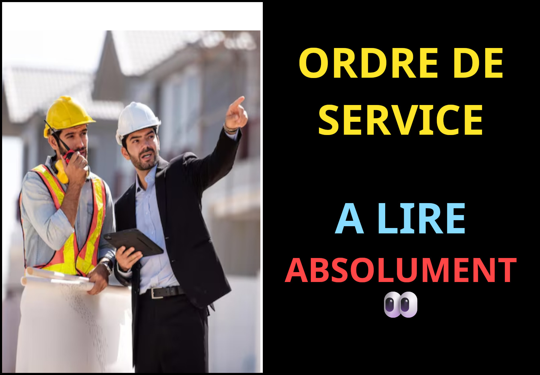 ordre de service