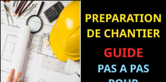 preparation de chantier