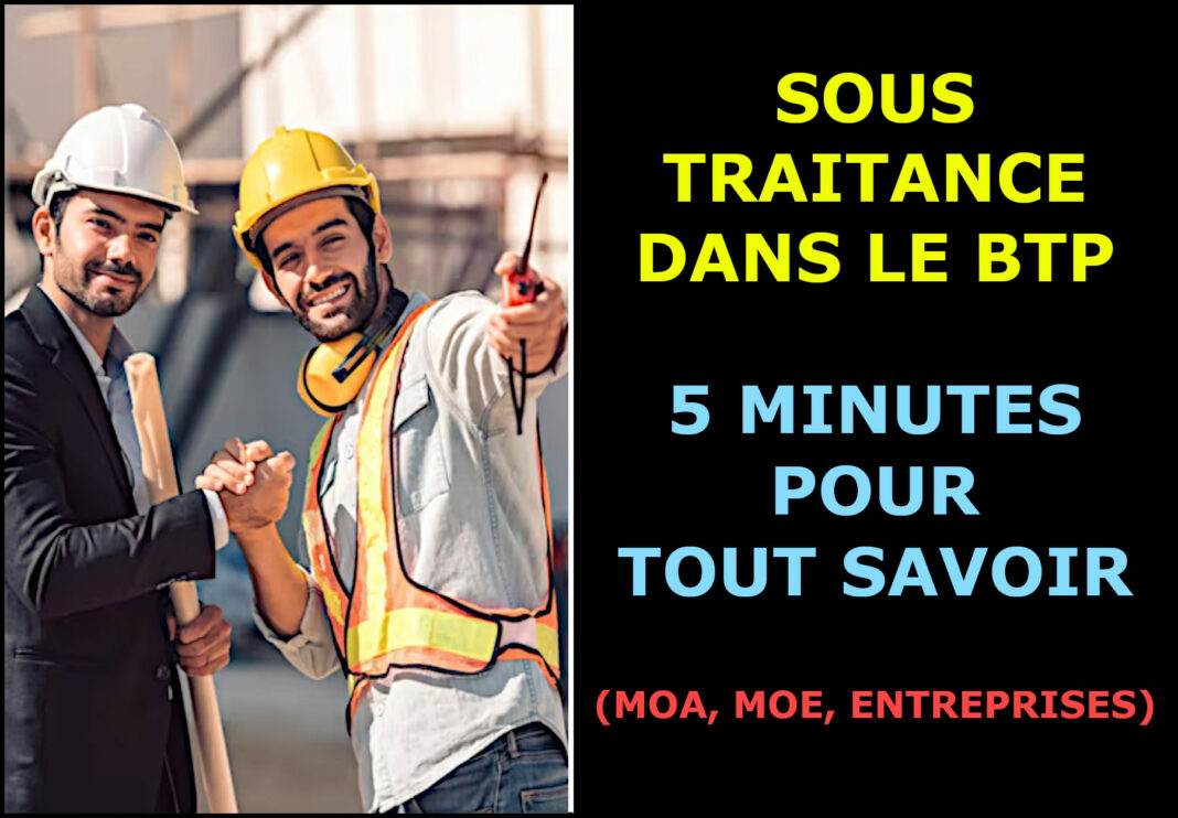 sous traitance btp