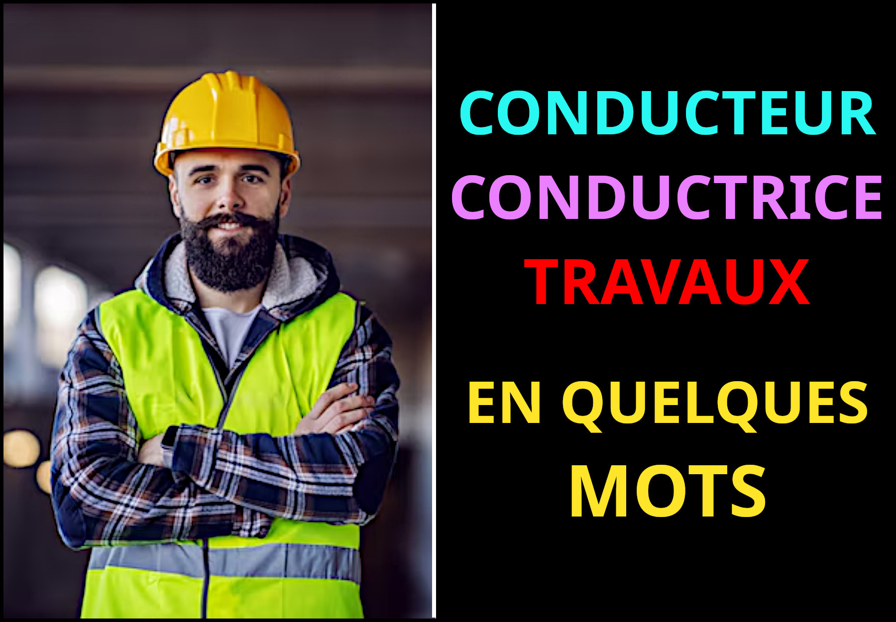 conducteur travaux
