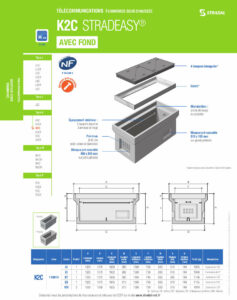 chambre k2c fiche technique