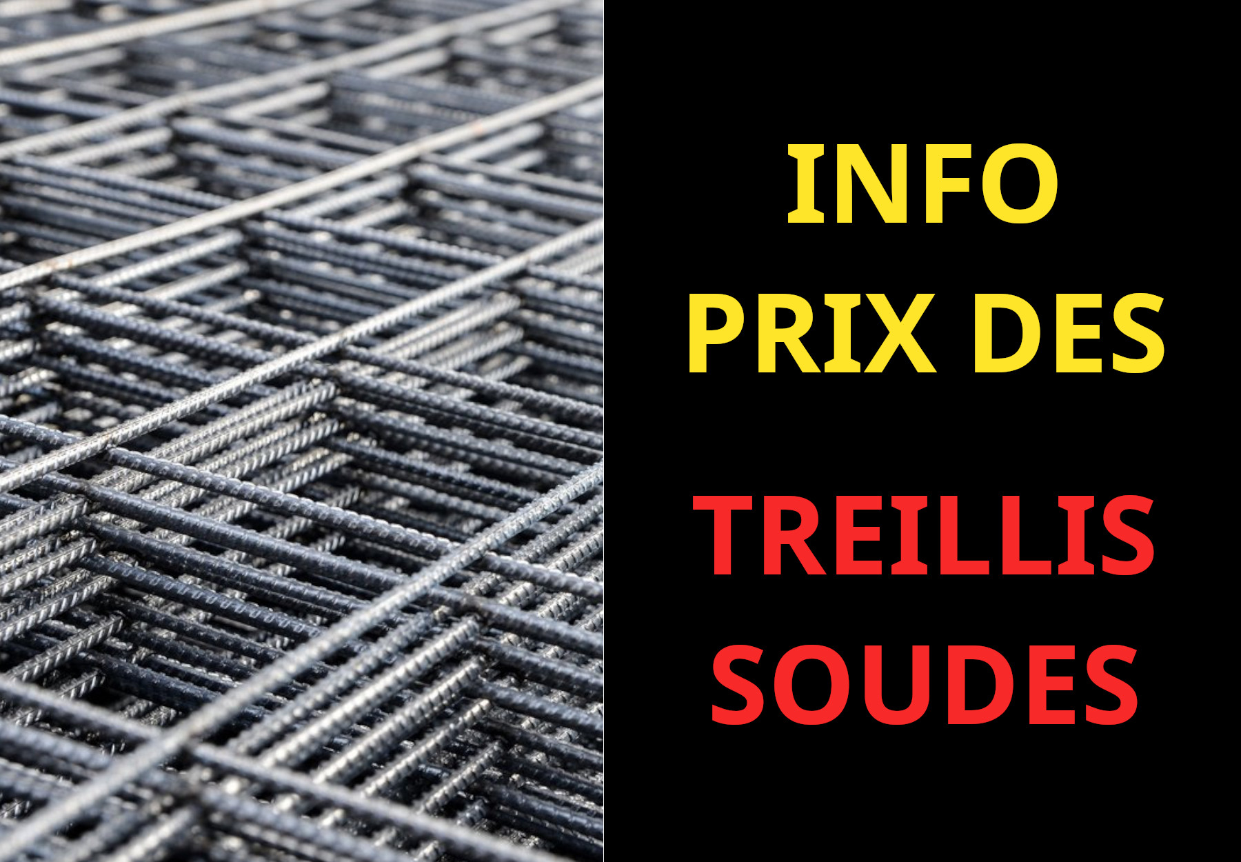 prix des treillis soudés