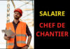 salaire chef de chantier