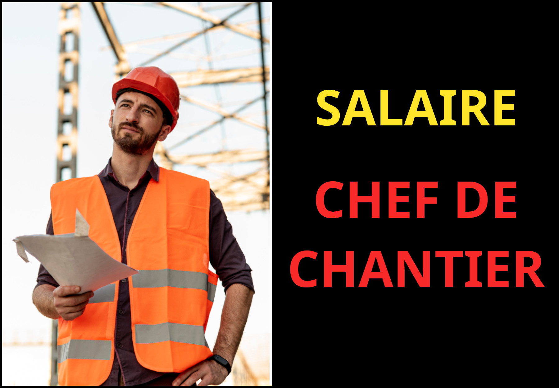 salaire chef de chantier