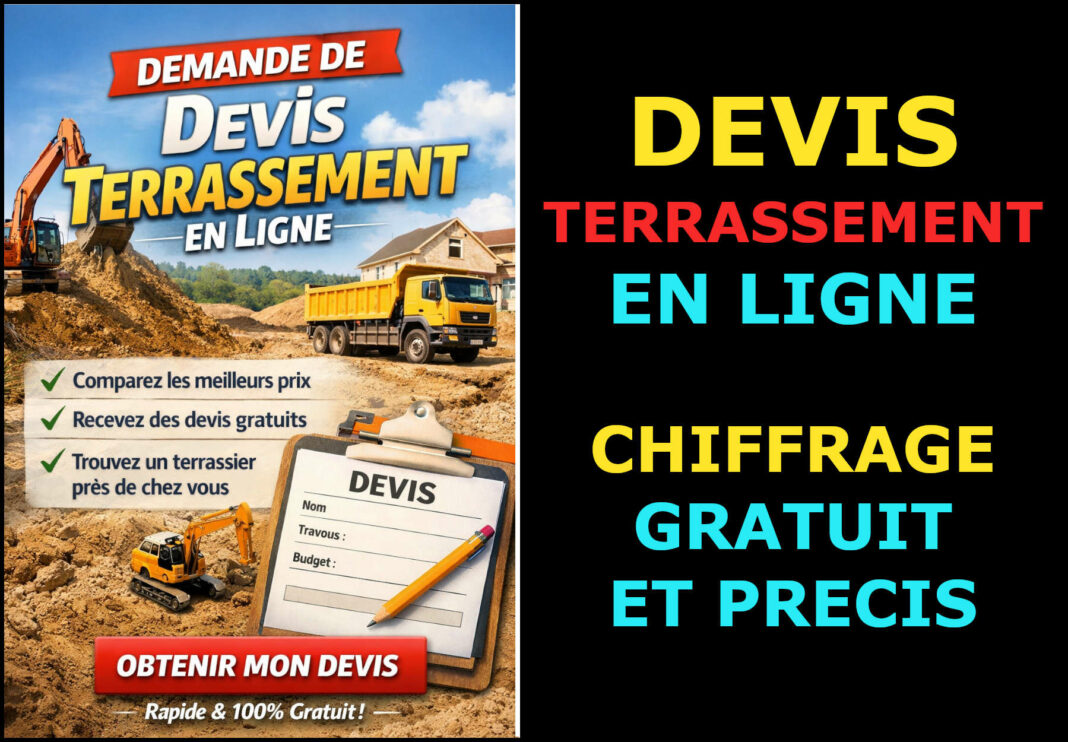 devis terrassement en ligne