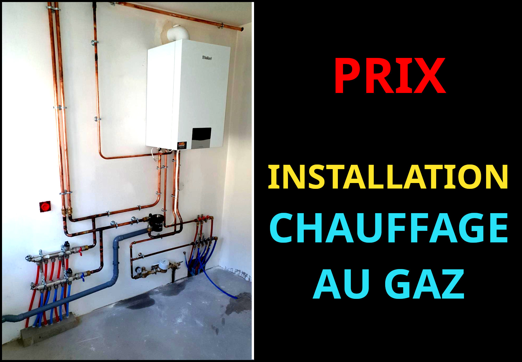 prix installation chauffage au gaz