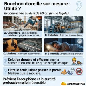 bouchon oreille sur mesure