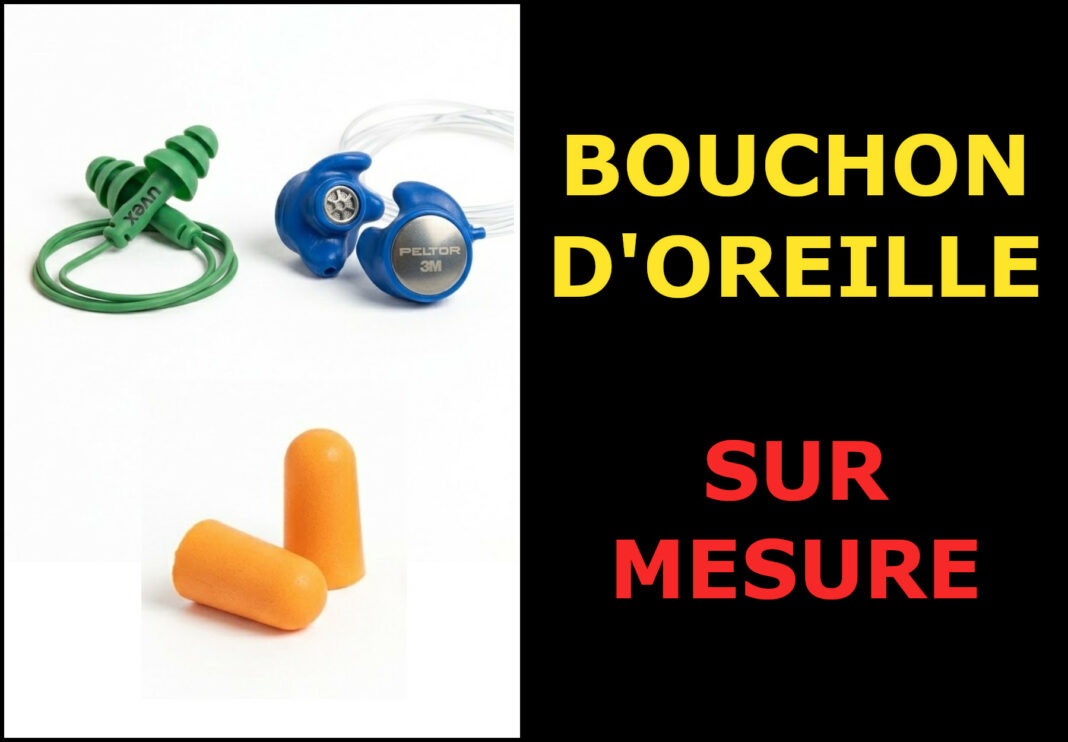 bouchon oreille sur mesure