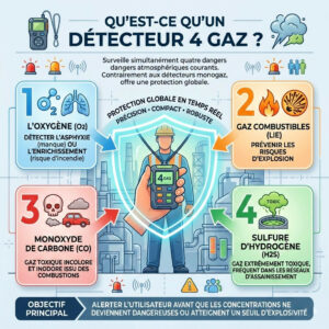 detecteur 4 gaz c'est quoi