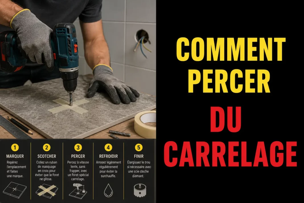 comment percer carrelage