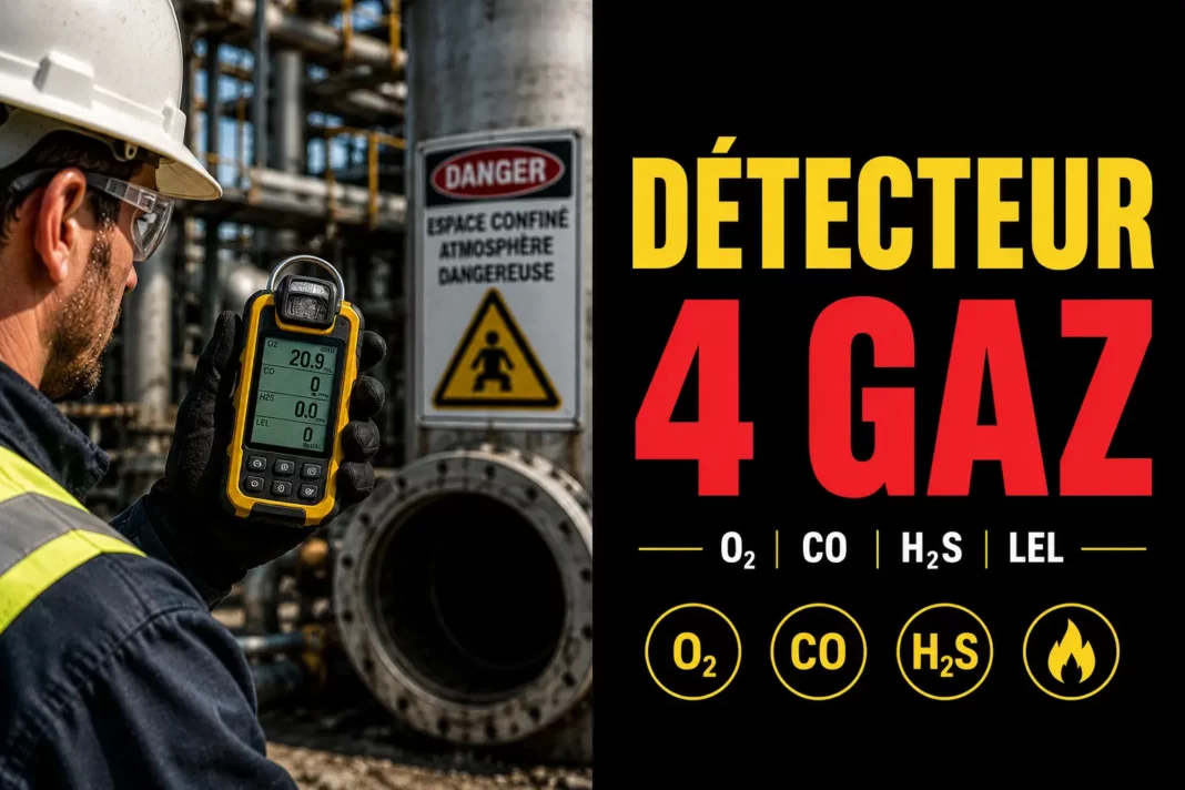 detecteur 4 gaz