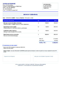 exemple devis electricien exemple devis electricien