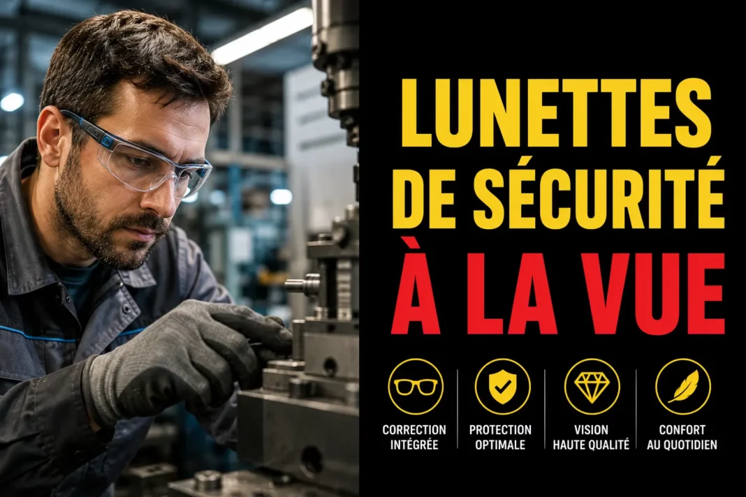 lunettes de securite a la vue