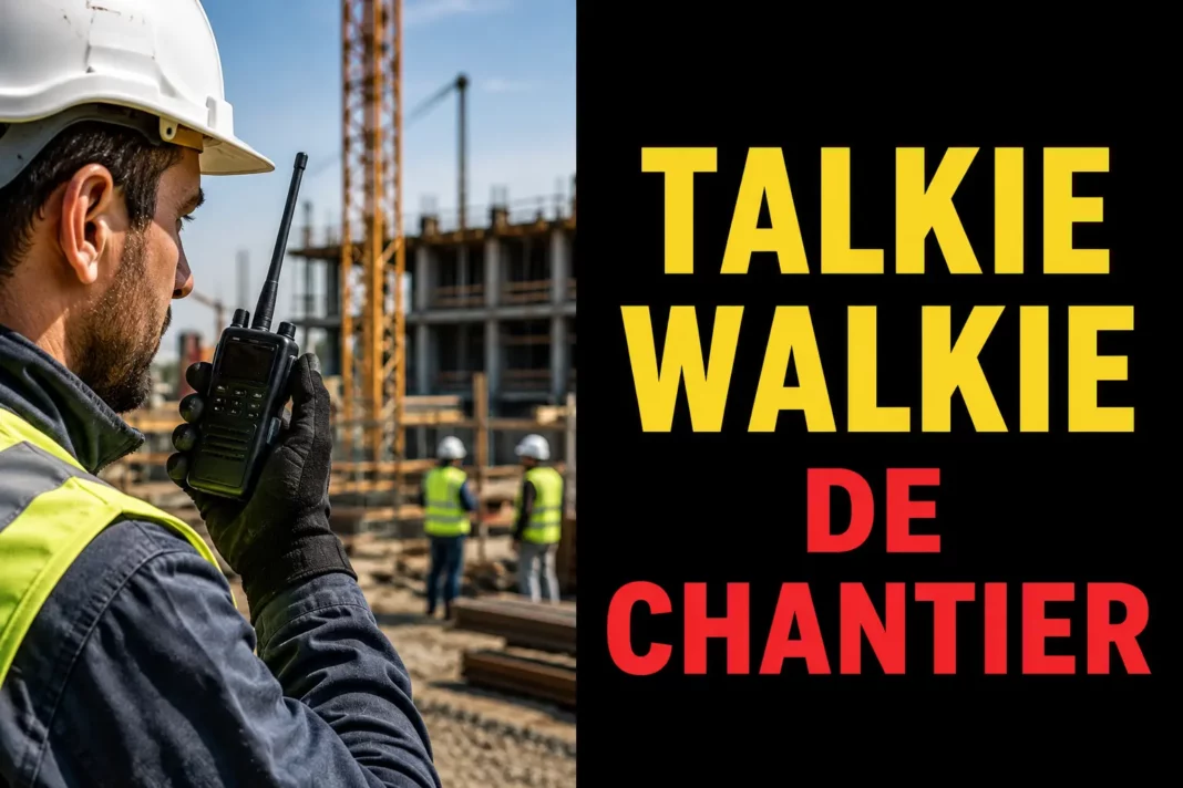 talkie walkie de chantier