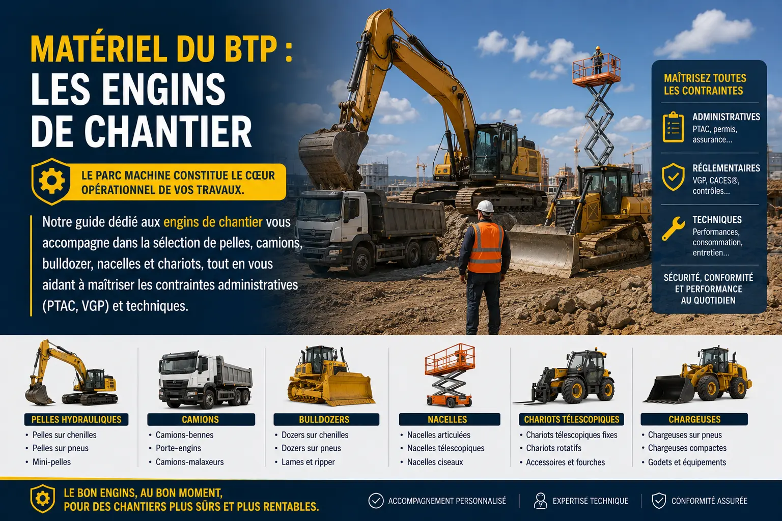 Matériel BTP : Guide de référence pour les pros de la construction